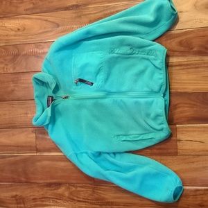 Patagonia green zip synchilla